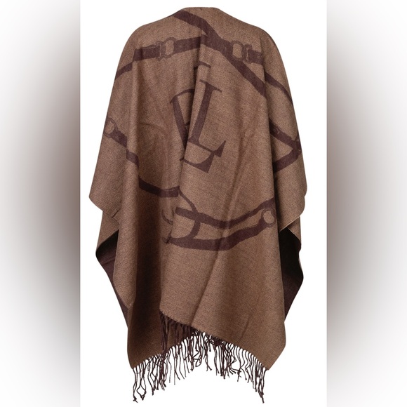 Ralph Lauren Black Label Brown Wrap
Equestrian Oversized Ruana - Picture 5 of 9